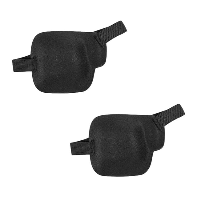 Yingyy 2piece Medical Grade Black Eye Patch For Size Of An Strabismus Am-blyopia Correction Monocular Stereo