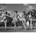 thumbnail image 2 of Vintage Photography 14x12 White Modern Wood Framed Museum Art Print Titled - Sophie Lauren in the Miss Italia Contest 1950, 2 of 4