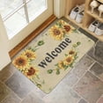 thumbnail image 5 of Sunflower Decoration Welcome Outdoor Door Mat, Home Indoor and Outdoor Decoration Front Door, Welcome Mat, Anti Slip Rubber Backing Floor 17x30 inch, 5 of 6