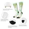 thumbnail image 3 of Sigee Green And Gold Abstract Marble for Socks for Men Women Socks Stocking Compression Socks, 3 of 6