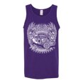thumbnail image 2 of Wild Bobby, Shake Rattle And Roll Vintage Hot Rods Pop Culture Mens Graphic Tank Top, Purple, Small, 2 of 3
