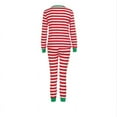 thumbnail image 2 of Ensemble Parent-Enfant Rayé Nouveau Pyjama Parent-Enfant Imprimé de Noël(2 Couleurs), 2 of 2