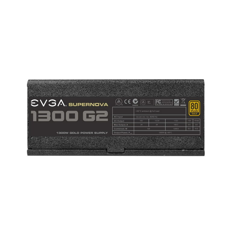 EVGA SuperNOVA 1000 G2 80+ GOLD, 1000W Fully Modular NVIDIA SLI and  Crossfire Ready 10 Year Warranty Power Supply 120-G2-1000-XR