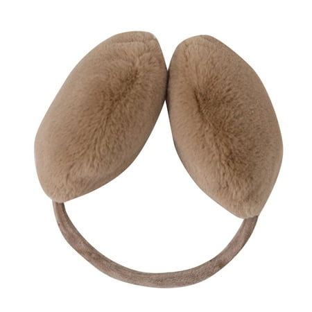 

YUEHAO Earmuffs Women Winter Cute Earmuffs Ladies Earmuffs Plush Warm Earmuffs Khaki