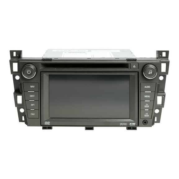 Restored 2008-2009 Cadillac SRX AM FM AUX Receiver With CD DVD Player Navi Ready 25851426 (Refurbished)