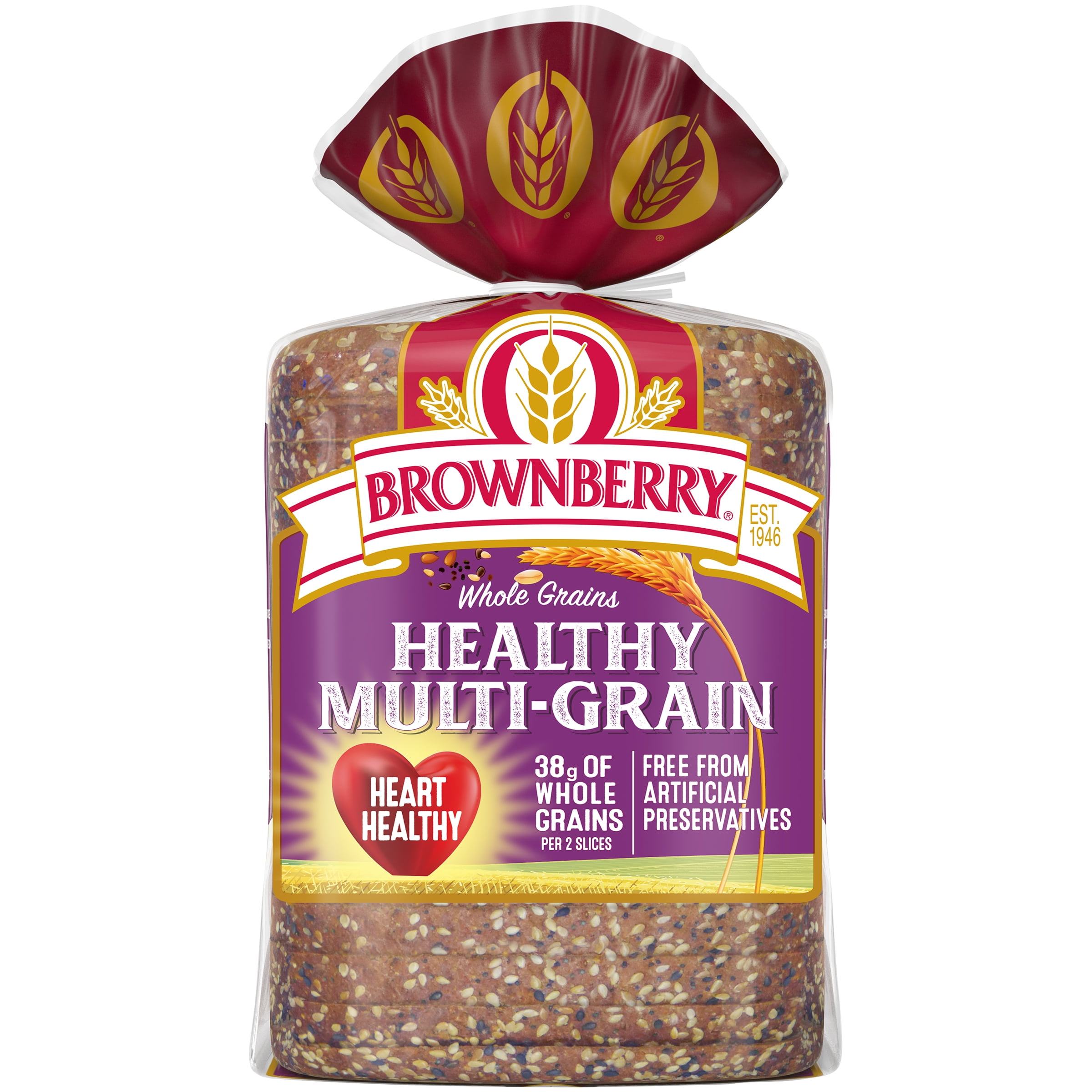 Brownberry Whole Grains Healthy Multi-Grain Bread, 24 oz