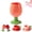 1PC-A2, variant on Premium Boutique Unique Strawberry Shape Goblet & Coffee Mug Set, Creative Fruit Tea Cup Drinkware, Cute Ceramic Wine Glasses for Wedding Anniversary Birthday