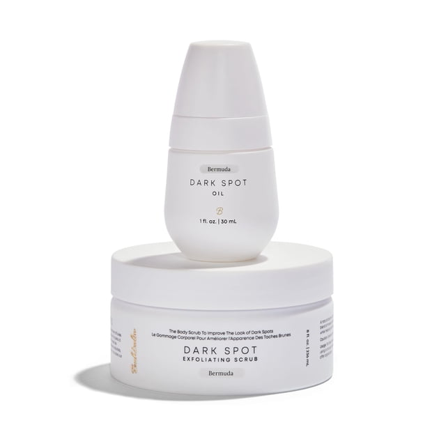 Rutina de 2 pasos para el cuidado de la piel con bálsamo facial para manchas oscuras y cabello encarnado