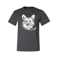 thumbnail image 2 of Cute Corgi Dog Lover Pet Owner Animal Lover Graphic T-Shirt, Heather Black, Medium, 2 of 4