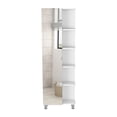 thumbnail image 2 of Modern Freestanding Linen Cabinet | With 4 Interior & 5 External Shelves for Storage | Adds Vertical Design to Your Space, 2 of 2