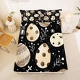 thumbnail image 5 of Erosebridal Cartoon Easter Eggs Queen Sheet Sets,Funny Bunny Rabbit Bed Set For Kids Girls 4 Pieces, 5 of 6
