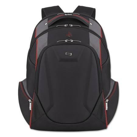 Solo Launch Laptop Backpack 17 3 12 1 2 X 8 19 Black Gray Launch Laptop Backpack 17 3 12 1 2 X 8 19