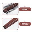 thumbnail image 3 of GETAJGHSD 3Pcs Nylon Bristle Circular Hairbrush with Wooden Handle for Curl Styling and Hair Lift, 3 of 6