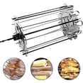 thumbnail image 1 of Rôtissoire en Acier Résistant à la Chaleur Antiadhésive pour Kebab avec 10 Brochettes pour Four Grill, 1 of 11