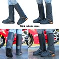thumbnail image 2 of Chaussures de Pluie Réutilisables Pliantes Antidérapantes avec Fermetures Éclair, 2 of 7