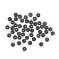 thumbnail image 3 of Arandelas de silicona O para montaje suave del controlador de vuelo 5mmx1.2mmx2mm - Negro - 50 piezas, 3 of 5