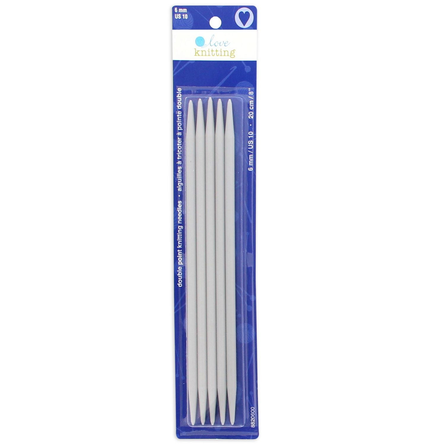 Love Knitting 8" Double Point Knitting Needles - 5 pieces