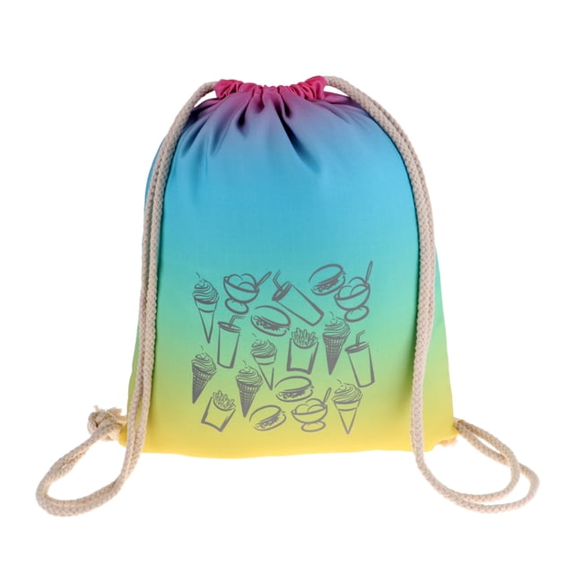 Bolsa con cordón Baoblaze Saco deportivo Mochila con cordón
