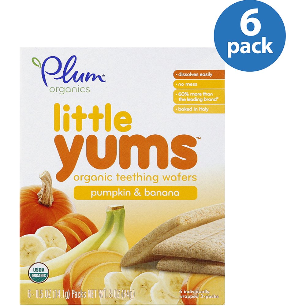 Plum Organics Little Yums Pumpkin &amp; Banana Organic