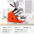 thumbnail image 3 of Electric Shaved Ice Machine,with Ice Pick and Scoop,3 Blades of Electric Snow Cone Machine(300W 2200r/min),Splash Proof Ice Shaver Machine,Ice Crushe, 3 of 7