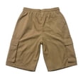 thumbnail image 5 of LiuXxxx Casual Cargo Shorts with Multiple Pockets for Athletic Hiking Training Outdoor Sports Lightweight Breathable Elastic Waist Summer Khaki M, 5 of 5