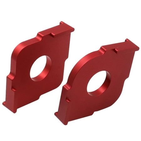 

1111Fourone 2PCS/Set Corner Locator Aluminum Alloy Woodworking Fast Positioner Round Routing Tool Fillet Positioner