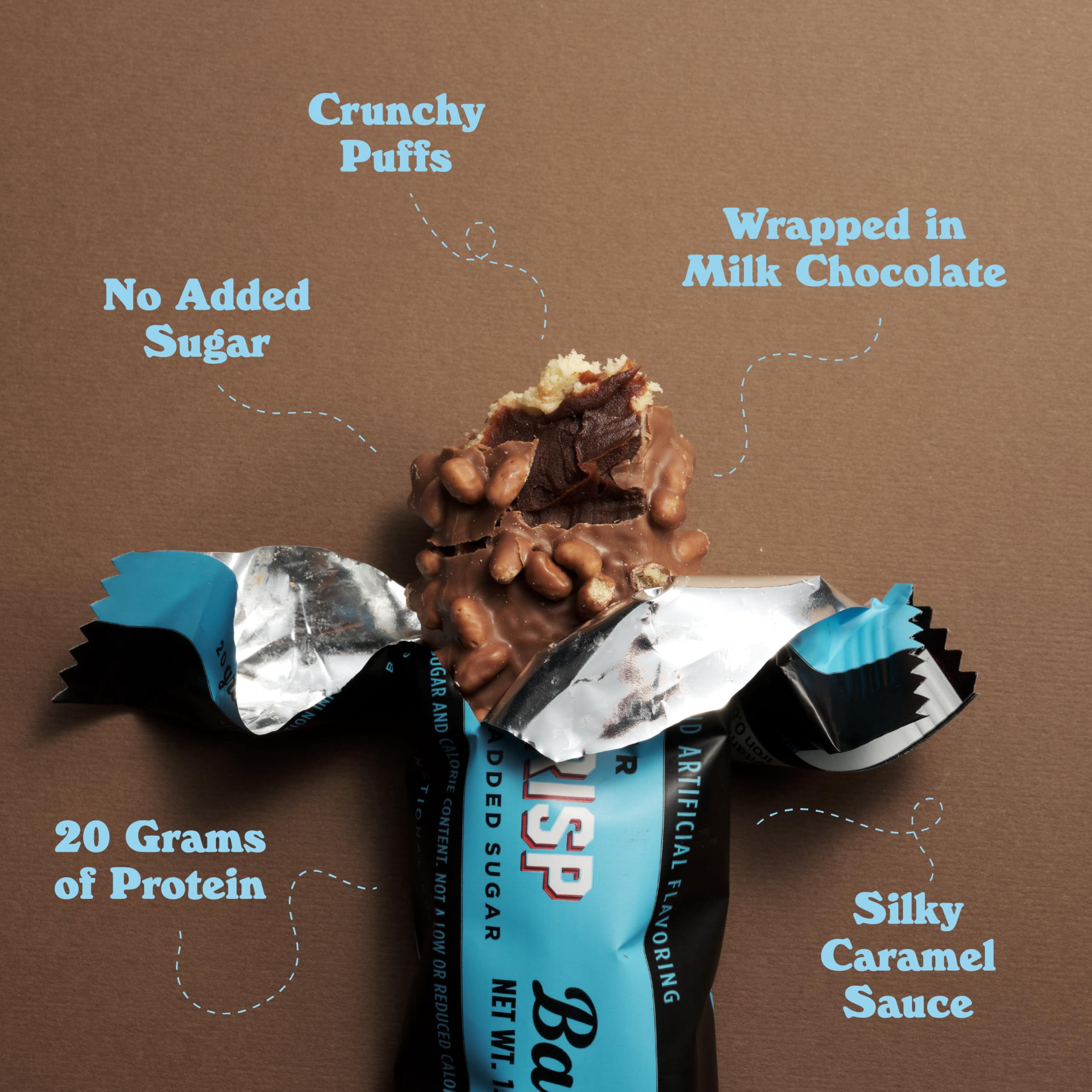 (Pack Of 12) Barebells Protein Bar Creamy Crisp 55 grams