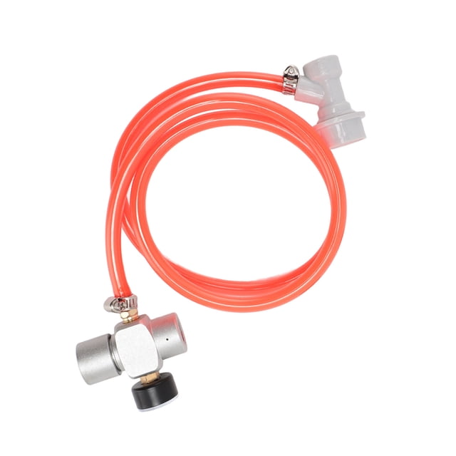 Régulateur de Fût Mini, Régulateur de Fût de Soda en Acier Inoxydable Efficace Multifonction avec Tuyau Rouge de 1m pour la Maison