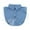 Blue, variant on lionlar Cotton Fake Collar Detachable Dickey Collar Blouse Half Shirts Collar - Black