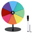thumbnail image 1 of Prize Wheel Dry Erase 8 Inch Spinnings Wheel For Prizes All Metal Tabletop Roulette Wheel Of Fortune, 1 of 5