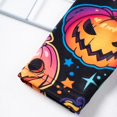 thumbnail image 5 of Mercatoo Toddler Halloween Pumpkin Outfit Baby Girls Pleated Long Sleeve Dress Elastic Waist Soft Cozy 𝐑uffle Flare Pants Set, 5 of 8