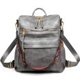 thumbnail image 1 of Dora & Liz Mochila para mujer Monedero Mochila de cuero Monedero para mujer Mochila de moda de viaje Bolsos de hombro de diseñador para mujer, 1 of 5