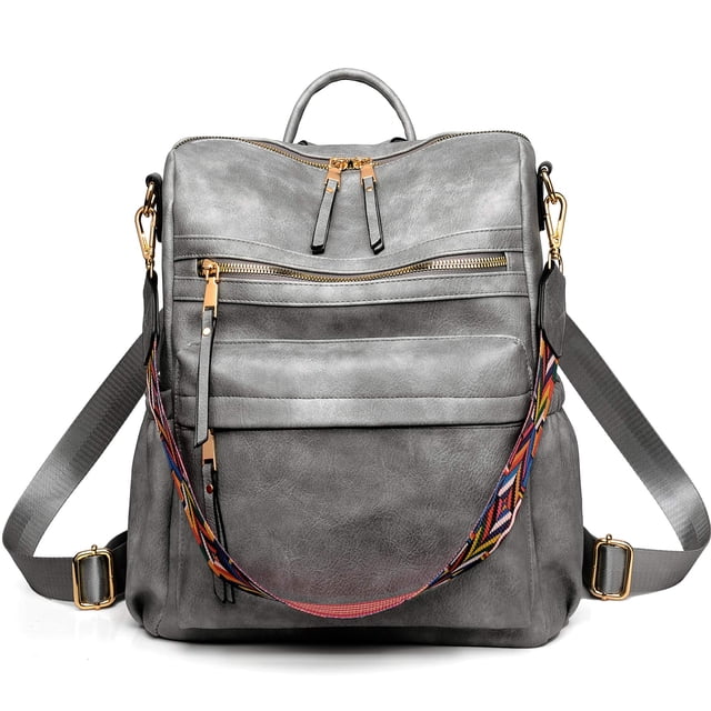 Dora & Liz Mochila para mujer Monedero Mochila de cuero Monedero para mujer Mochila de moda de viaje Bolsos de hombro de diseñador para mujer