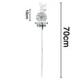 thumbnail image 2 of Fairy Dandelion Garden Sculpture Simulation Plant Fairy Dancing Garden Decor Metal Art Statue Patio Lawn Yard Decoration, 2 of 5