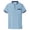 Light Blue, variant on XINXIAOO Work Polo Shirts for Men with Pocket Short Sleeve Breathable Lightweight Casual Dark Green Polo Shirts for Men, Size S-XXXXL