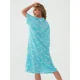 thumbnail image 2 of Camisón Con Diseno Floral Frescos Pijama Verano Mujer, 2 of 8