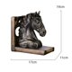 thumbnail image 5 of Estatuilla decorativa del sujetalibros de la estatua de la cabeza de caballo, 5 of 6