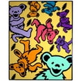 thumbnail image 1 of Grateful Dead Dancing Bears & Lightning Bolts Fridge Magnet (Pack of 2), 1 of 1