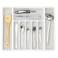 thumbnail image 4 of Expandable Cutlery Tray, White, 4 of 4