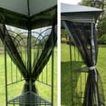 thumbnail image 4 of Perfect Garden 13 x 10 ft Outdoor Patio Gazebo Canopy Tent with Ventilated Double Roof and Mosquito Net,Gray, 4 of 5