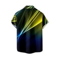 thumbnail image 5 of LYXSSBYX Mens Shirts Short Sleeve Button down Men Casual Fashion Turn-down Collar Hawaiian Printing Short Sleeve Have Pockets Cardigan Button Shirt Tops Blouse, 5 of 5