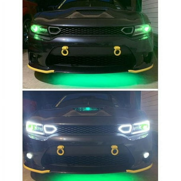 ECOTRIC Upper Lower Grill Compatible with 2015-2022 Dodge Charger SRT Scat Pack Daytona