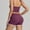 Purple, variant on Yoga Workout Gym Bike Shorts High Waist Biker Shorts for Women No Front Seam Soft Hidden Butt Scrunch Shorts