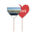 thumbnail image 1 of Agua conectada a el cielo Palillos de dientes bandera etiqueta de amor selección de pastelitos, 1 of 4