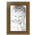 thumbnail image 2 of ArtToFrames 10" x 16" Wide Gold with Green Tones Picture Frame, 10x16 inch Gold Wood Poster Frame (WOM-5078), 2 Pack, 2 of 6