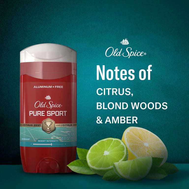 Old Spice Aluminum Free, Men's Deodorant, Pure Sport, 3.0 oz