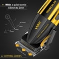 thumbnail image 4 of VGR 285 Fresh Fade Hair Clippers for Men, 9000RPM Professional Barber Clippers for Hair Cutting, Cordless Small Hair Trimmer Lightweight Versatile Barber Kit with 6 Magnetic Guide Combs, LED Display, 4 of 7