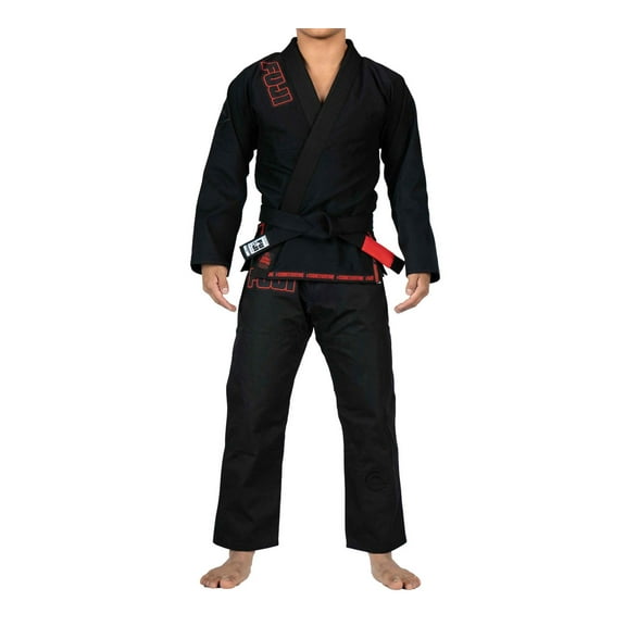 Fuji Submit Everyone Edition Suparaito Brazilian Jiu Jitsu BJJ Gi - Black/Red (A0)