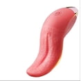 thumbnail image 3 of Climxr Tongue Shaped Vibrating Bullet Soft Touch, Pink, 10 Vibration Settings, Waterproof, 3 of 3