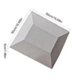 thumbnail image 3 of High Density Foam Sofa Cushion Support Insert 19.7x19.7" - Trapezoid Seat Pad for Sagging Chairs, Lounges & Furniture, 3 of 6